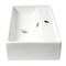 Alfi Brand ALFI brand ABC122 White 22" Rectangular Wall Mounted Ceramic Sink with Faucet Hole ABC122 - alternate 8